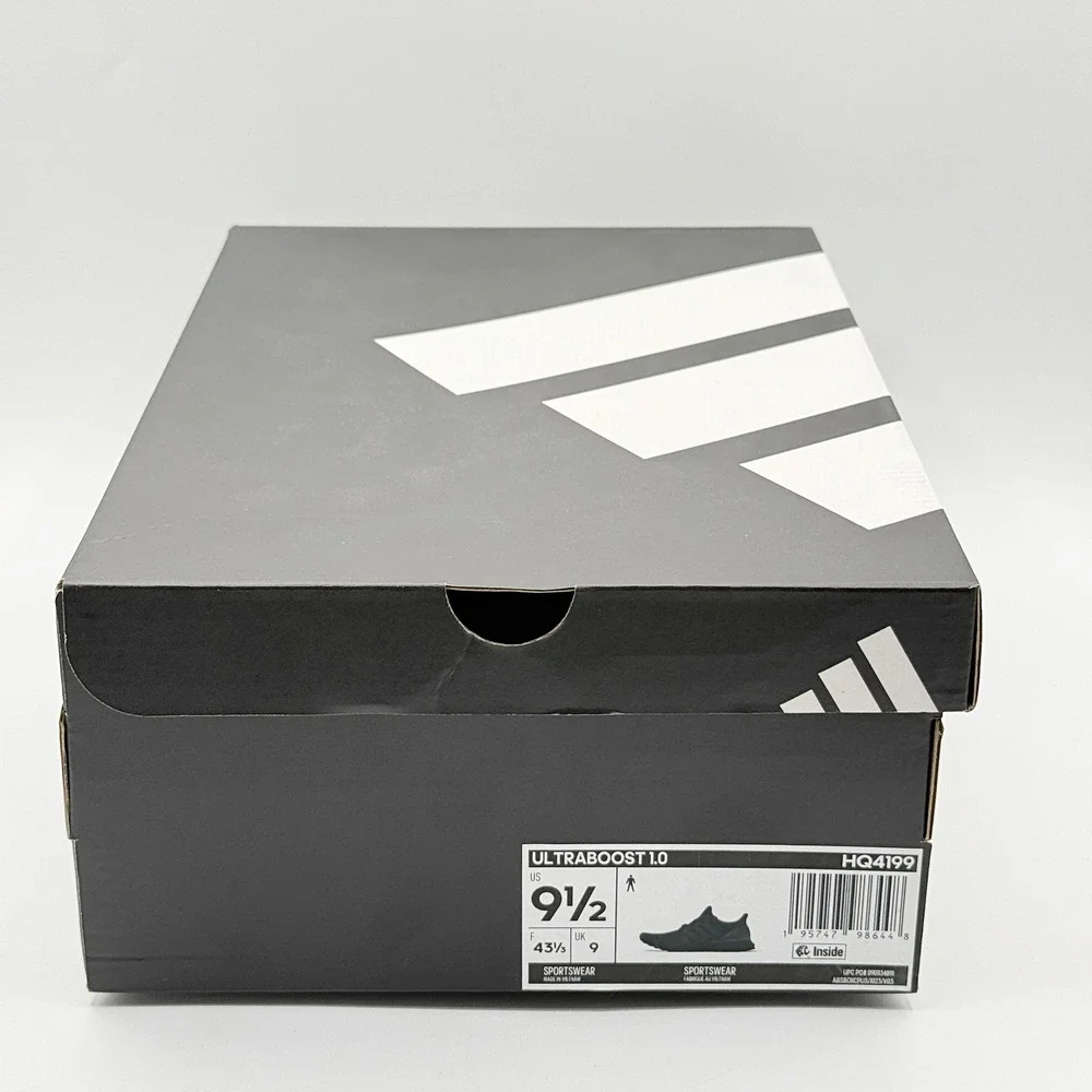 Adidas Ultraboost 1.0 Boost 'Triple Black' / Size 9.5 Mens / HQ4199 - NEW in box